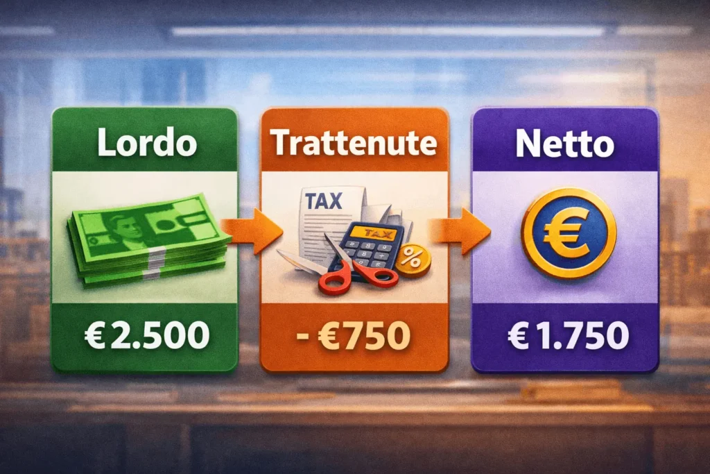 Lordo Trattenute Netto