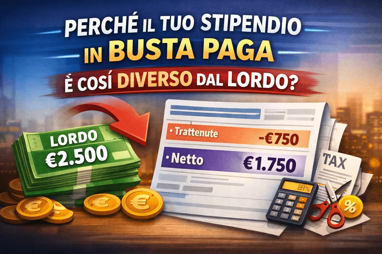 trattenute busta paga